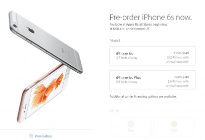 แอปเปิลบอกเองยอดจอง iPhone 6s มาแรง กำลังจะแซงหน้า iPhone 6